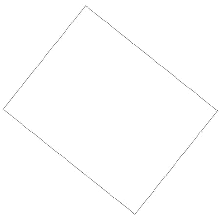 Pacon UCreate Coated Poster Board, White 14 pt., 22 x 28, PK25 5460-7